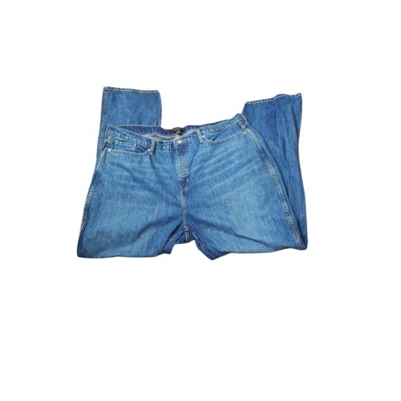 Banana Republic Blue Moms Jeans Straight Medium High Wasted Plus 38 x 30 Vintage - Picture 12 of 14